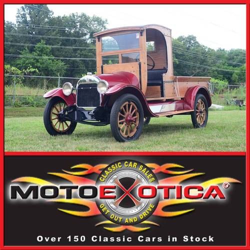 1918 buick pickup-made of beautiful oak-model a ford drivetrain-beautiful truck!