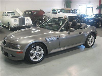 2001 bmw z3 2.5i roadster premium package power top only 36000 miles automatic