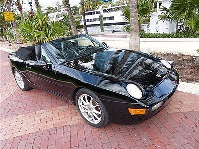 Florida collectible porsche 968 convertible sports car power top runs excellent