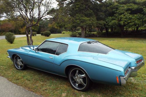 1972 buick riviera 455 boat tail with rare factory floor shift console &amp; buckets