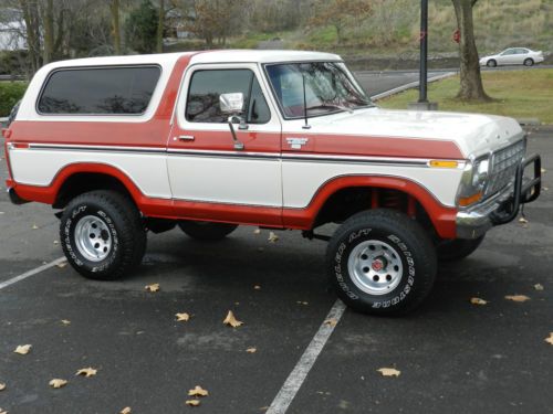 1978 ford bronco f150 4x4 ranger xlt loaded with air 60+ pics original paint!