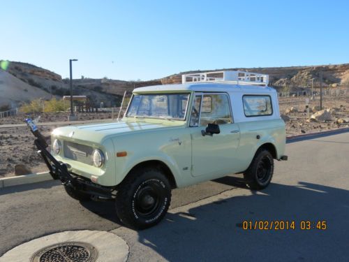 No reserve 1969 scout 800a v8 numbers matching rust free 4x4 all original runs