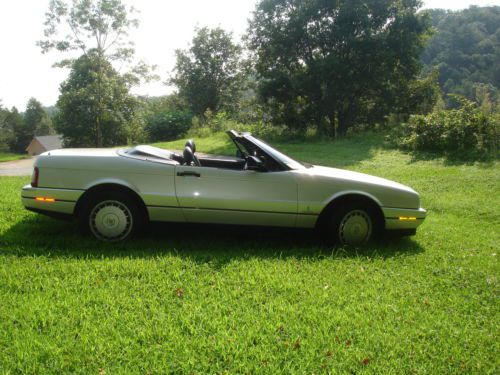 1991 cadillac allante convertible 4.5l v8 fwd leather 80pics