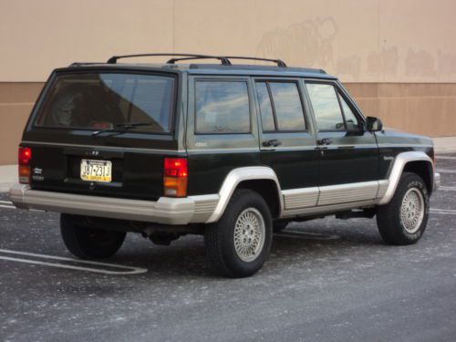 1996 JEEP CHEROKEE COUNTRY 4X4 LOW MILES NON SMOKER ACCIDENTS FREE NO RESERVE!, image 2