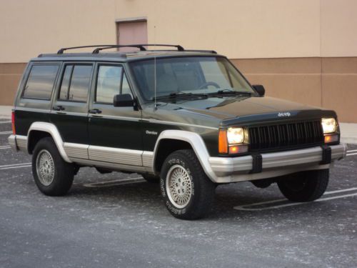 1996 JEEP CHEROKEE COUNTRY 4X4 LOW MILES NON SMOKER ACCIDENTS FREE NO RESERVE!, image 12