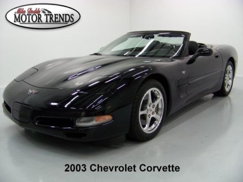 2003 chevy corvette convertible hud bose polished alloys ride control 50th 45k
