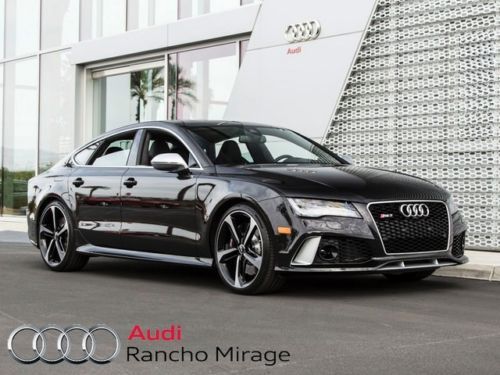 2014 audi rs7 panther black camera navigation night vision heads up display