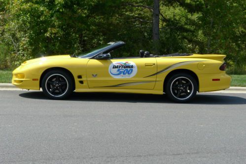 Dale earnhardt jr 2002 pontiac firebird trans am daytona 500 collector pace car