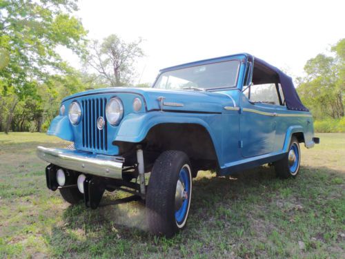 1967 jeepster deluxe convertible 4x4  with ultra rare power retractable top