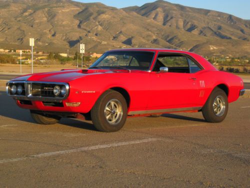 1968 pontiac firebird 400 numbers matching