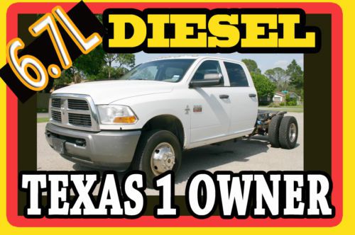 Texas 1 owner cummins l6 6.7l turbo diesel 4 doors chassis auto trans 90 pics
