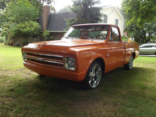 Frame off restoration, orange pearl ppg clear coat, built 400 small block, auto
