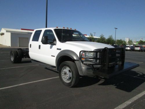05 f450 xl crew cab diesel dually chassy tx no rust clean title drives perfect