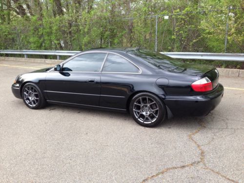 2003 acura cl type s loaded!! low low low miles!! black on black