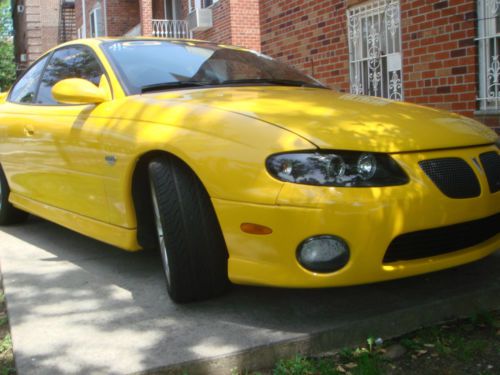 2004 pontiac g.t.o base coupe- yellow/black@excellent@ look@