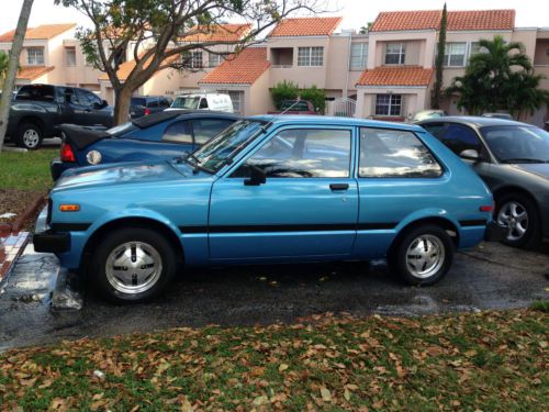 1981 toyota starlet base hatchback 3-door 1.3l