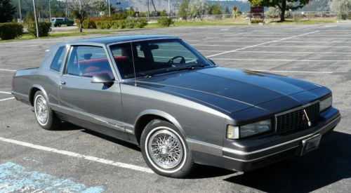 1986 chevrolet monte carlo luxury sedan