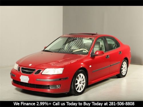 2005 saab 9-3 arc sedan sunroof leather heated seats pdc xenons alloys 5-speed !