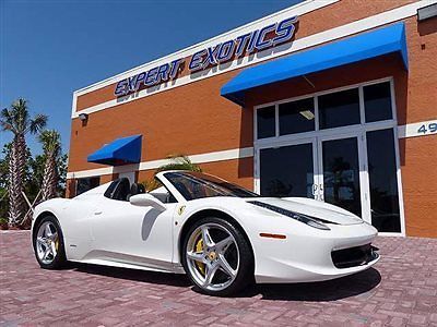 Amazing 2014 ferrari 458 spider with just 70 miles