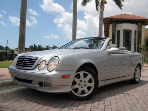 2003 mercedes-benz clk320 convertible 45k very low miles very clean condition