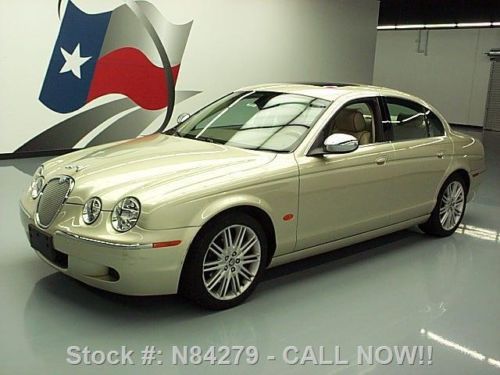 2008 jaguar s-type 3.0 heated leather sunroof only 20k texas direct auto