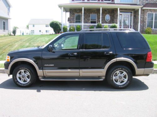 2002 ford explorer eddie bauer, v8, black