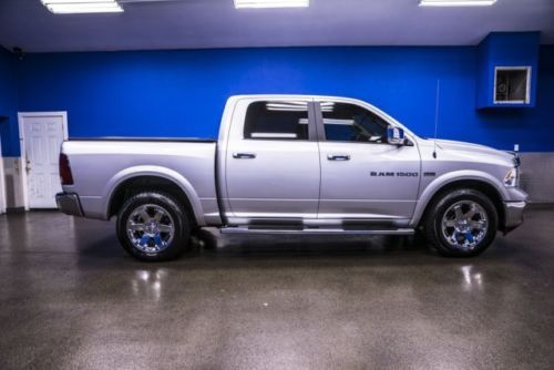 One 1 owner low miles 13k 5.7l crew cab running boards soft tonneau leather nav