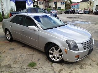 2004 cadillac cts silver with black interior