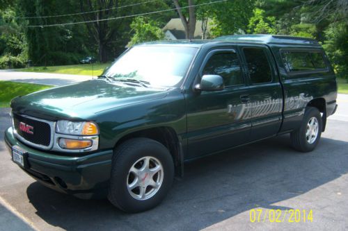 2001 gmc sierra c3 4x4 ext cab 4 door 6.0l very low miles! look!!!