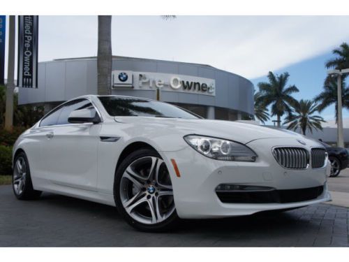 2013 bmw 650i coupe certified pre owned sep 18&#039; 1 owner clean carfax florida car
