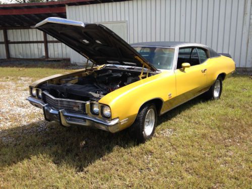 1972 BUICK GRAN SPORT-GS 350-OLD SCHOOL CLASSIC MUSCLE CAR RESTORATION, US $12,850.00, image 2
