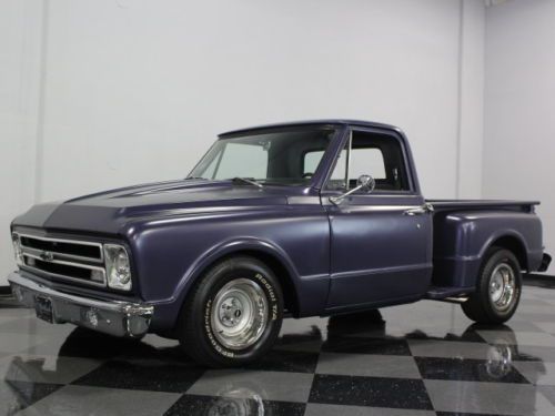 VERY COOL PURPLE SATIN PAINT, FRESH GM 350 CRATE MOTOR, EXCELLENT DRIVER PICKUP, US $22,995.00, image 1
