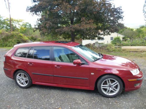 2007 saab 9-3 sport c wagon, 4cyl 2.0 turbo, fwd, super clean non-smoker, loaded