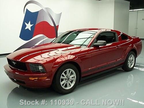 2008 ford mustang v6 premium automatic spoiler only 27k texas direct auto