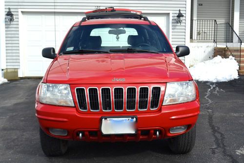 2001 jeep grand cherokee limited red