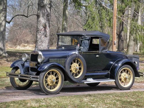 1929 ford model a roadster restored aaca winner