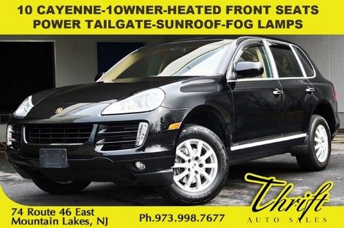 10 cayenne-1owner-heated front seats-power tailgate-sunroof