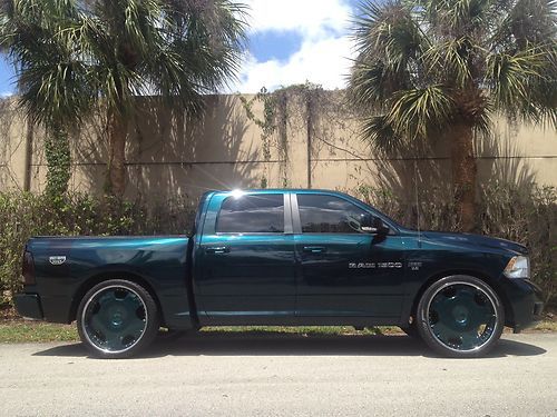 Custom dodge ram dub color match wheels lowered stance show stopping condition