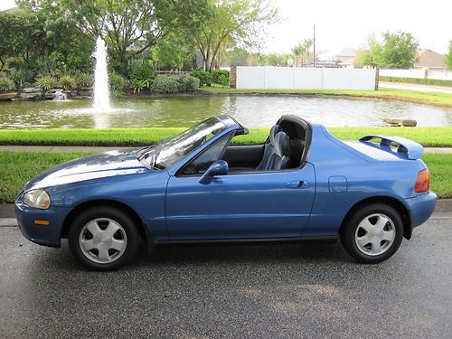 Find Used 1993 Honda Civic Del Sol Si Coupe 2 Door 1 6l In Valrico