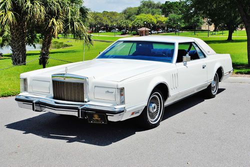 1979 lincoln mark v collectors edition very rare bucket's console loaded sweet