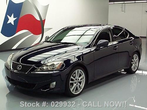 2007 lexus is250 sunroof leather nav rear cam hid's 41k texas direct auto