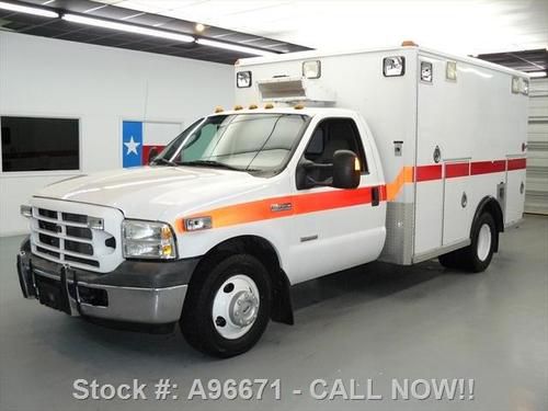 2005 ford e-350 diesel drw wheeled coach ambulance 36k texas direct auto