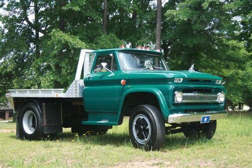 1965 chevy custron flat bed pickup