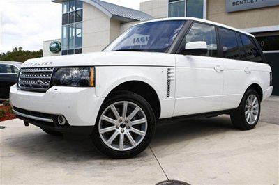 2012 land rover range rover supercharged - 1 owner - florida vehicle