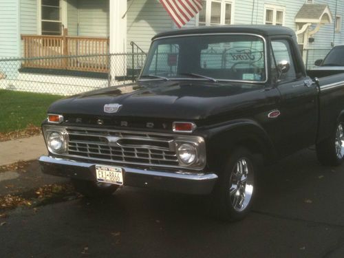 1966 ford f100 with 18" chrome rims
