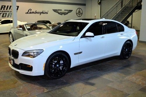 2012 bmw 750i sedan 7 series m sport v8 4.4l 400 hp pdl pw leather