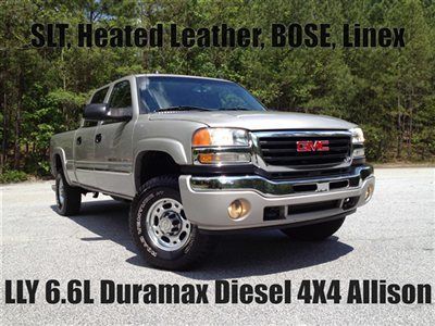 Two owner from ga lly duramax diesel 4x4 new tires htd leather allison auto 4wd