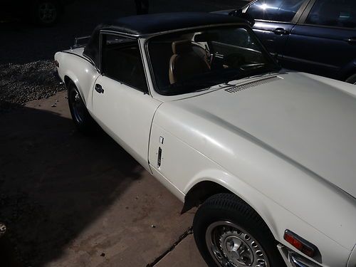 Spitfire 1500, white, low miles, convertible, hard top and overdrive, US $5,500.00, image 2
