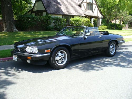 Rare hess and eisenhart jaguar xjs convertible california jag 73k original miles