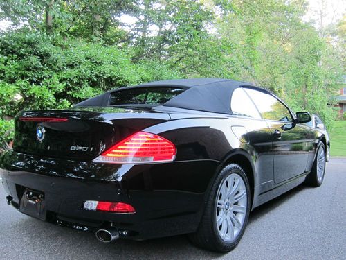 Bmw 650i convertible 2006 triple black  private owner  low mileage